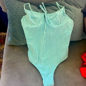 One piece bathing suit